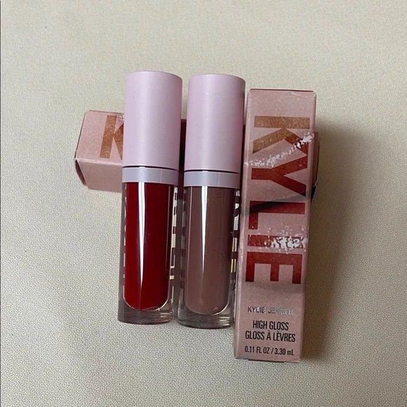 Kylie Cosmetics High Gloss Lip Gloss Duo - Brown and Red - Picture 13 of 14